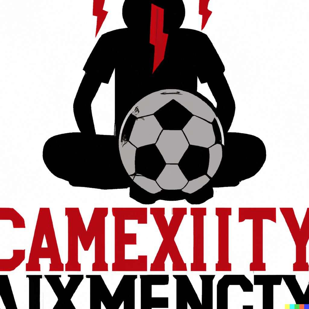 a representation of anxiety, soccer team emblem design